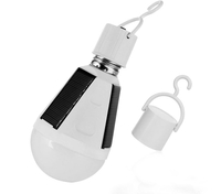 Ampoule rechargeable d'urgence solaire portable étanche extérieure
