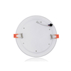 3 + 3w 6 + 3w 12 + 4w 18 + 6w Panneau lumineux LED rond mince encastré à double couleur