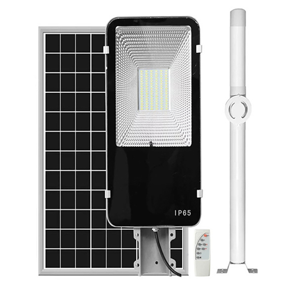 Lampe solaire extérieure IP65 en aluminium Smart Split Streetlight 100W