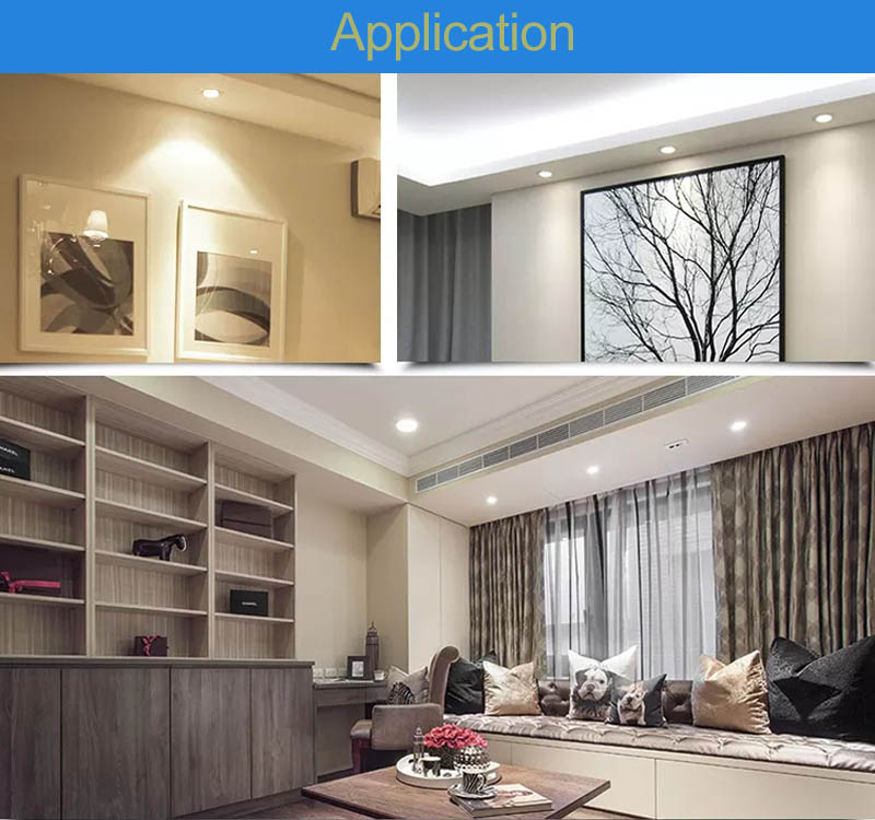 application de produit de panneau lumineux LED sans cadre