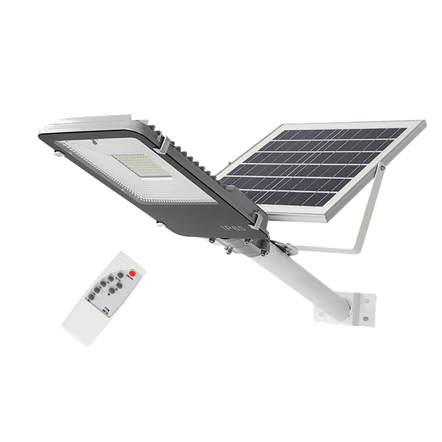 Lampe solaire extérieure IP65 en aluminium Smart Split Streetlight 100W