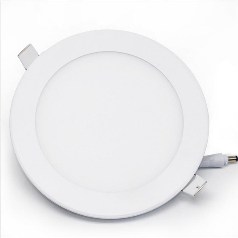 Panneau lumineux LED encastré rond 3W 6W 9W 12W 15W 18W 24W