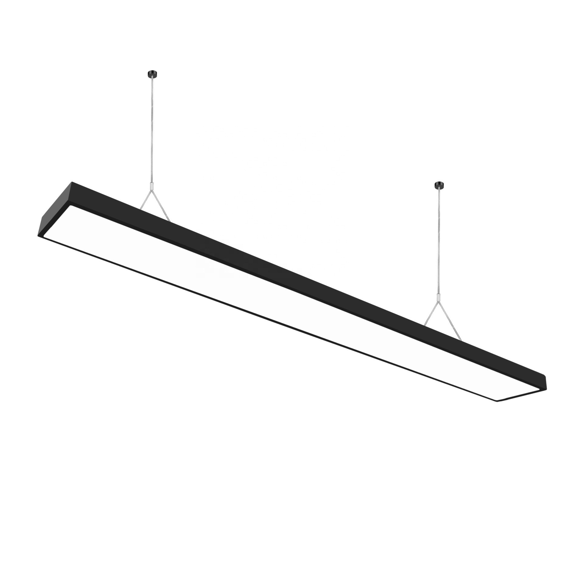 Lustres modernes plafond suspension barre linéaire lumière Led suspension