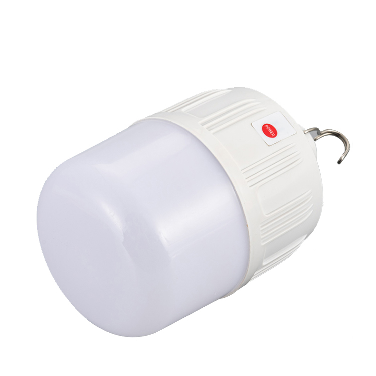 Lampe d'éclairage de secours à ampoule solaire rechargeable à domicile de secours en gros