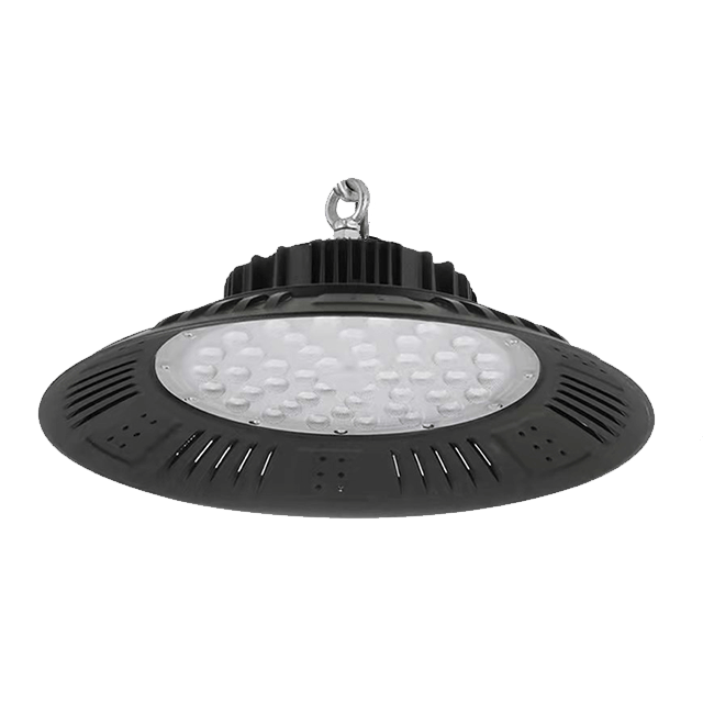 L'UFO d'éclairage industriel commercial a mené la lampe élevée d'atelier d'entrepôt de lumière de baie