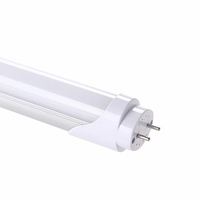 L'aluminium + PC T8 a mené l'éclairage d'intérieur de lumière de tube 9w 18w 24w